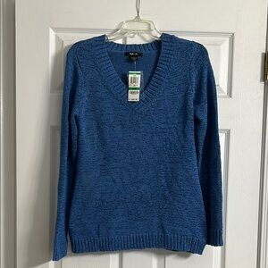 Max Studio Blue Knit Sweater